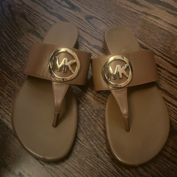Michael Kors Monogrammed Sandals - Picture 2 of 2